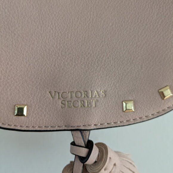 Victoria's Secret Pale Pink and Gold Crossbody Purse - Picture 9 of 11
